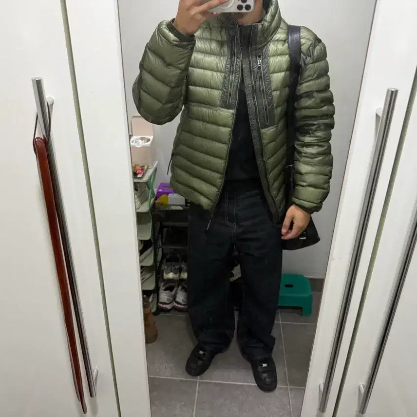[BUNJANG] C.P. Company D.D. Shell Medium Down Jacket Green / C.P. 컴퍼니 D.D 쉘 미디엄 다운 자켓 그린