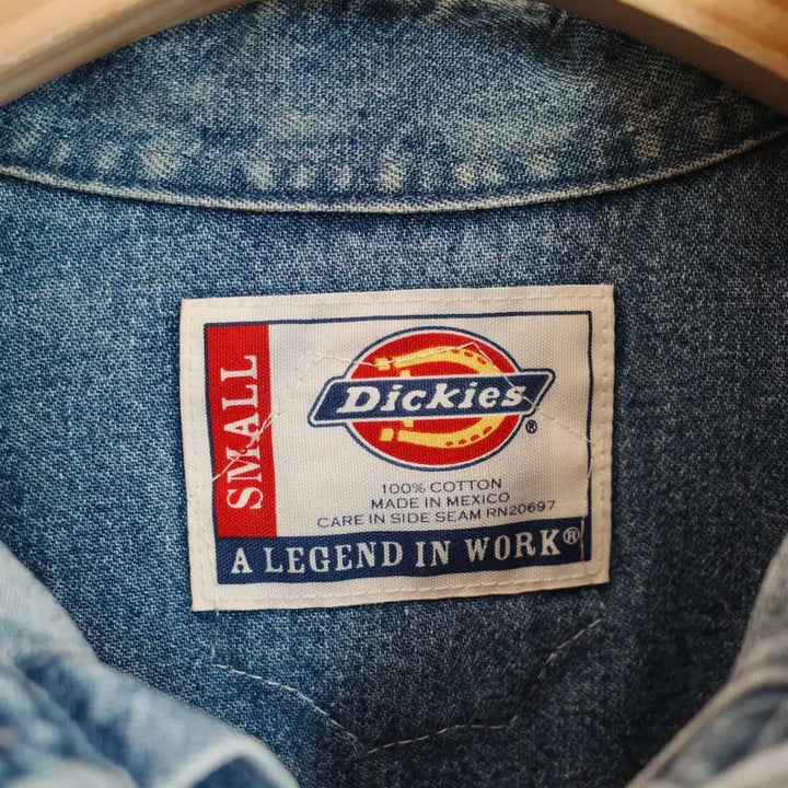 [SOLD OUT] Dickies 디키즈 패치워크 데님 셔츠