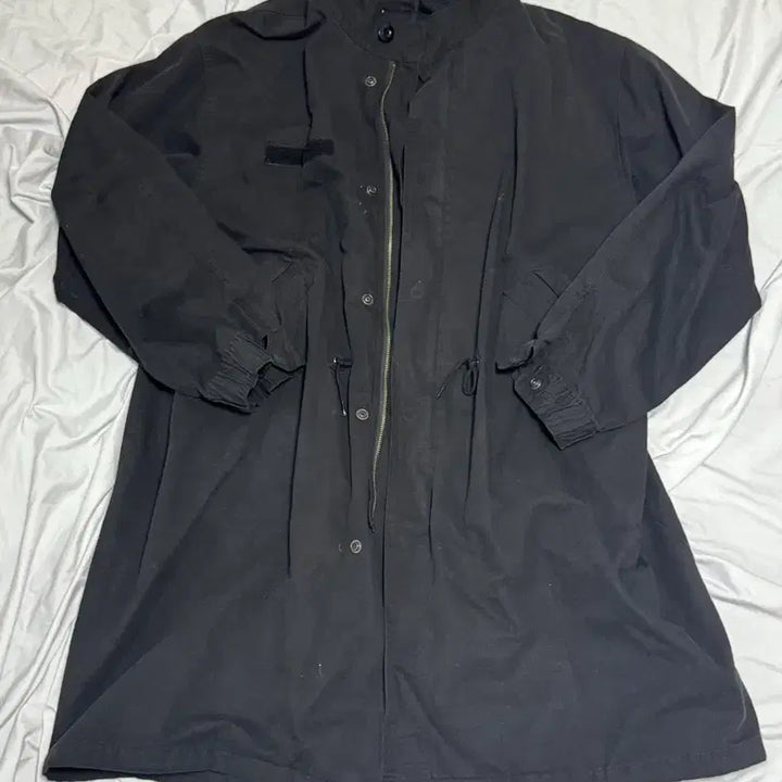 [BUNJANG] Hatching Room Washed Black Parka / (4) 해칭룸 모즈파카 워시드 블랙