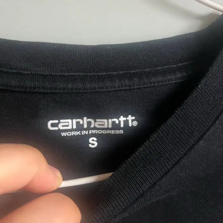[BUNJANG] Carhartt Logo T-Shirt Black / 칼하트 반팔티