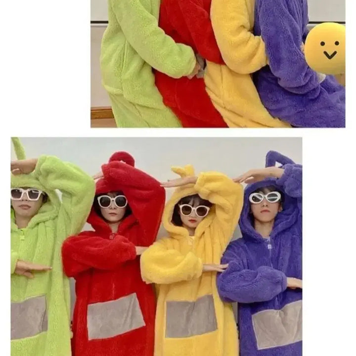 [BUNJANG] Teletubbies Cosplay Pajamas Bundle Set / 텔레토비 코스프레 졸사 캐릭터옷 수면잠옷 일괄판매