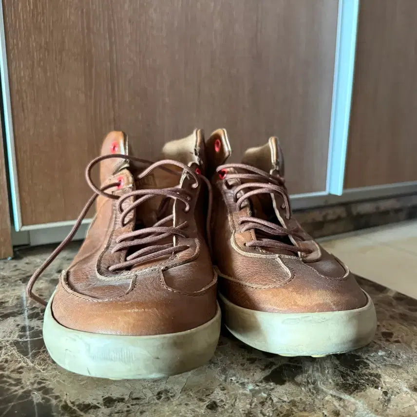 [BUNJANG] Camper Leather Sneakers Brown / 캠퍼 가죽 갈색 신발