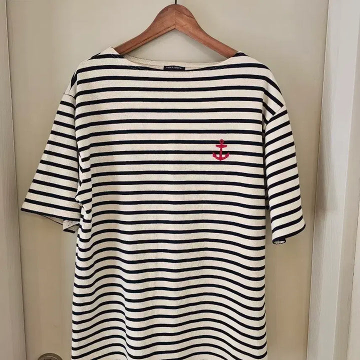 [BUNJANG] Saint James GUILDO MARINE Stripe T-Shirt / [정품] 세인트제임스 길도 마린 단가라 티셔츠 T7