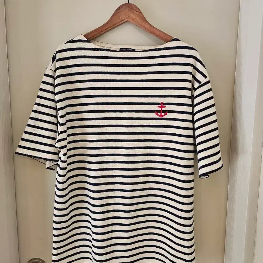 [BUNJANG] Saint James GUILDO MARINE Stripe T-Shirt / [정품] 세인트제임스 길도 마린 단가라 티셔츠 T7