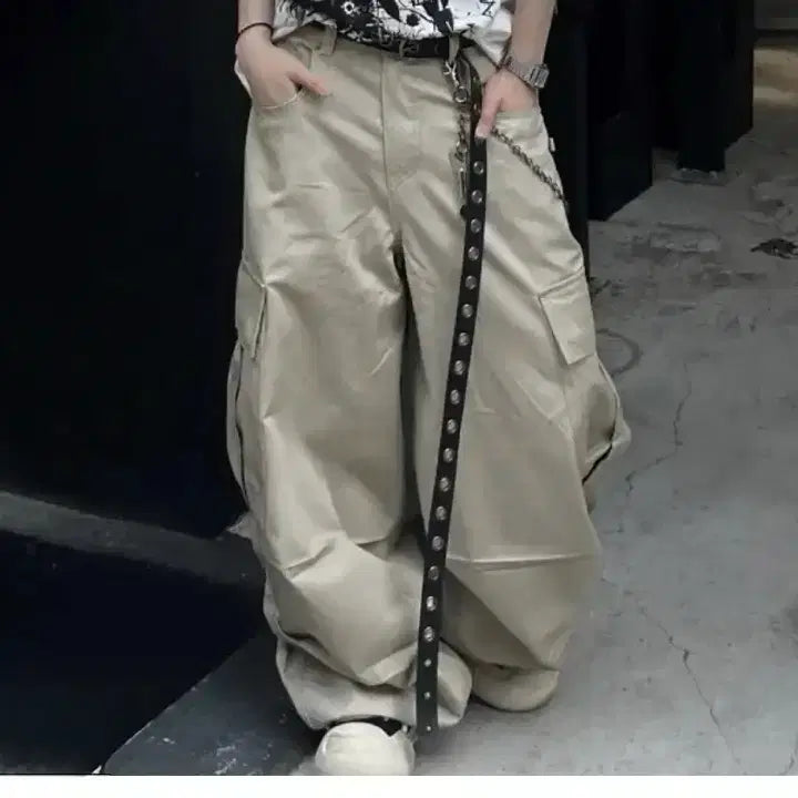 [BUNJANG] IDWS Andy Twill Balloon Cargo Pants / 새상품 IDWS Andy Twill Balloon Cargo Pants