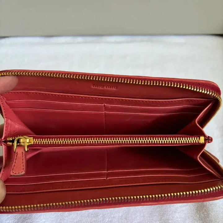 [BUNJANG] Miu Miu Pink Long Wallet / 미우미우 장지갑 정품
