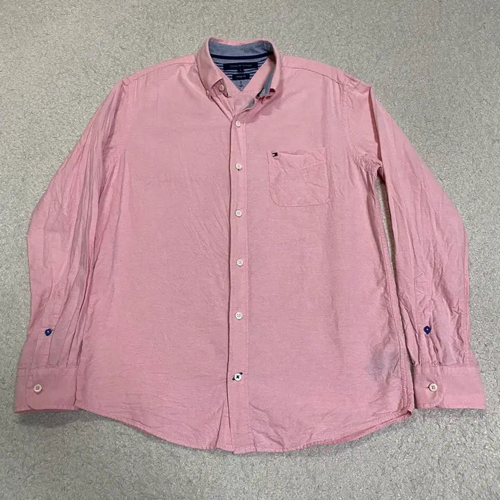 [BUNJANG] Tommy Hilfiger Pink Shirt Vintage Fit Size S / 타미힐피거 핑크 셔츠 빈티지핏 s