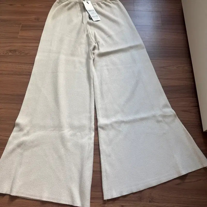 [BUNJANG] Ggpx Ivory Knit Wide Pants / 새상품) ggpx 아이보리 니트 와이드 팬츠