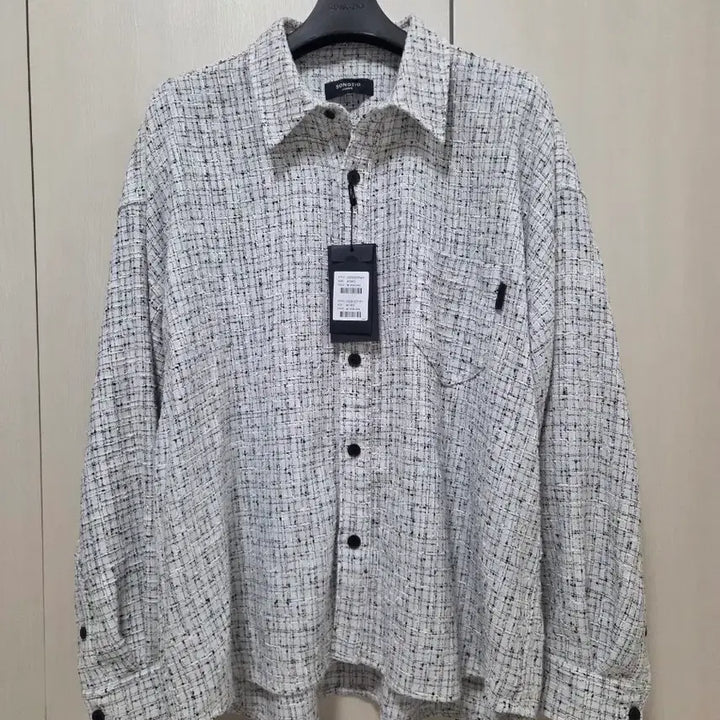 [SOLD OUT] [46] 송지오 26SS 트위드 셔츠 화이트