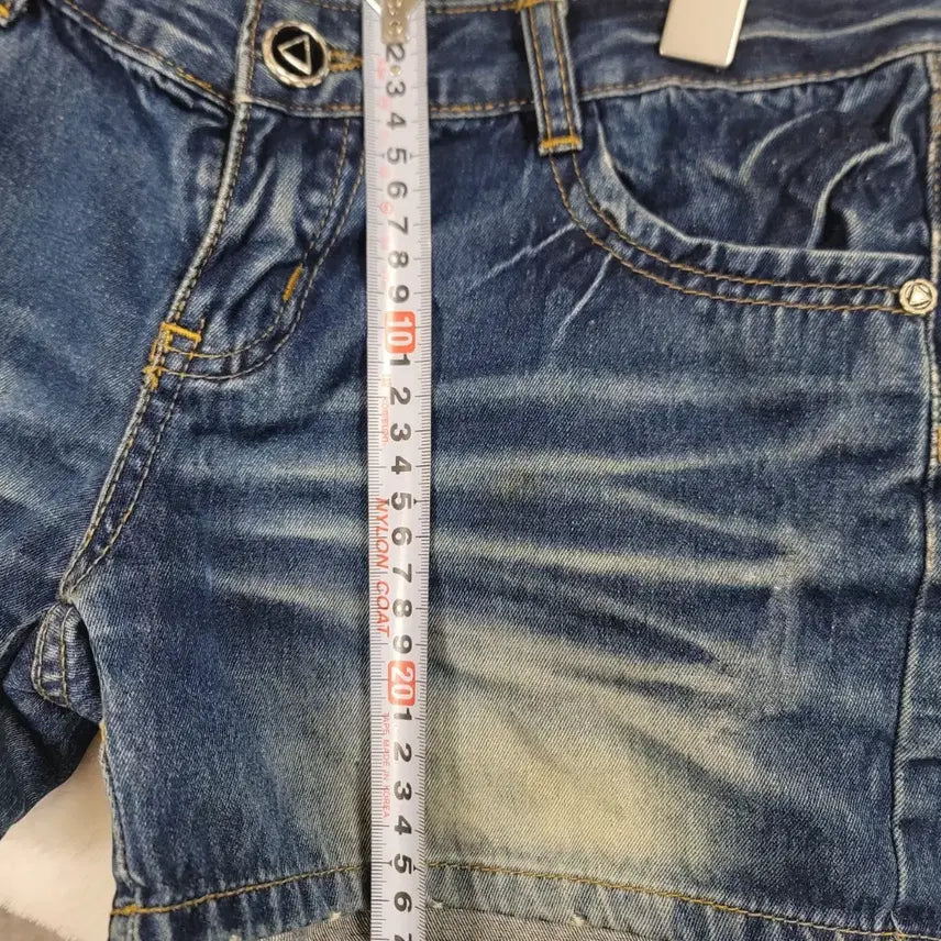 [BUNJANG] Vintage Washed Denim Shorts / 빈티지 워싱 데님 반바지