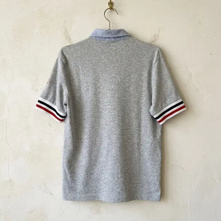 [BUNJANG] Moncler Tricolor Piqué Polo Shirt / MONCLER Tricolor Polo