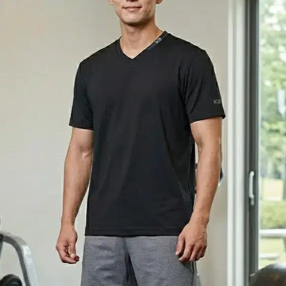 [BUNJANG] K2 Functional V-Neck Short Sleeve T-Shirt Men&