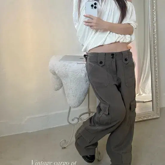 [BUNJANG] Sleeper Cargo Pants / 슬립오버 카고팬츠 새상품(오늘만판매)