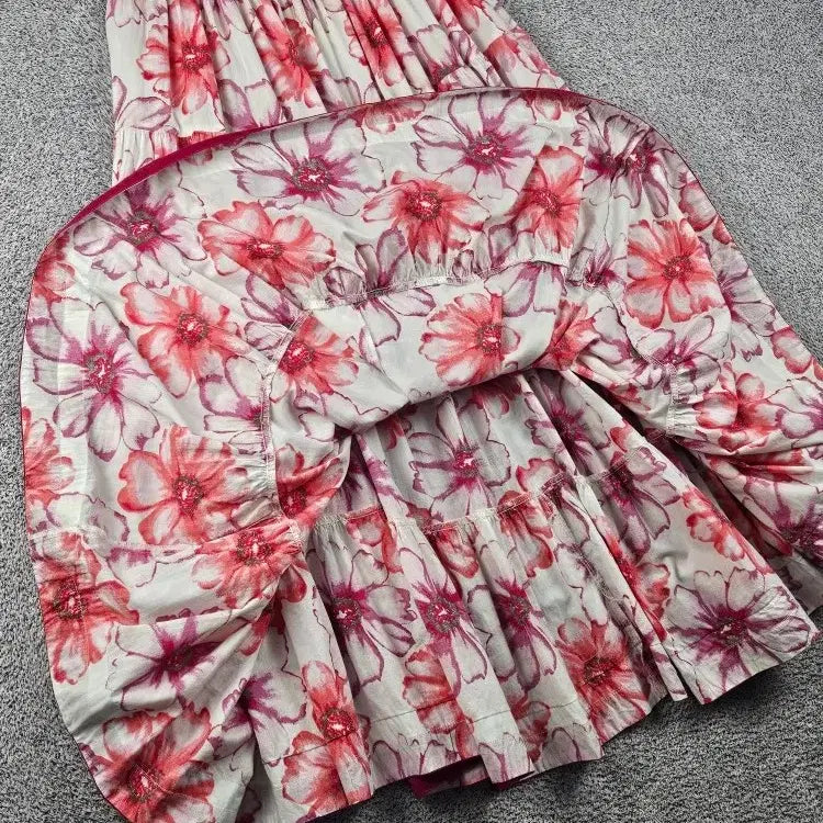 [BUNJANG] Vintage Floral Pattern Long Skirt OS / 빈티지 롱 스커트 ( OS ) / 12148