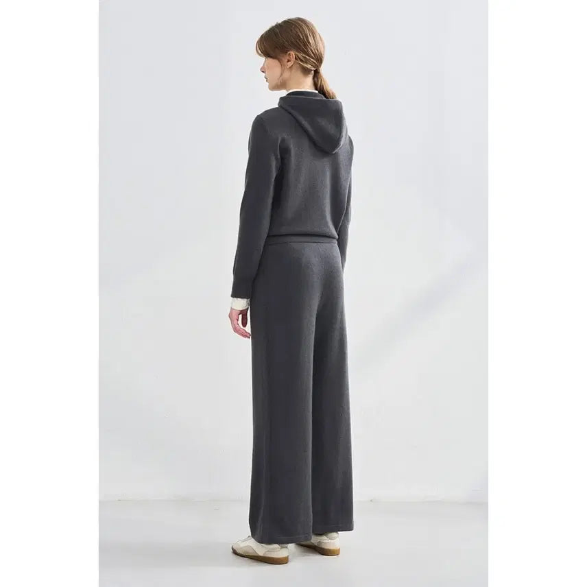 [BUNJANG] LATT 25 Cashmere Blend Wide Knit Pants / LATT 25 캐시미어 니트 팬츠