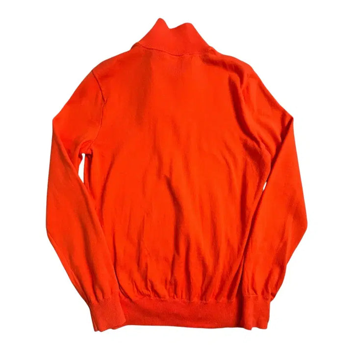 [BUNJANG] Polo Ralph Lauren Golf Knit Half Zip-Up Orange / 폴로 랄프로렌 골프 니트 반집업 오렌지