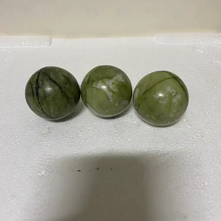 [BUNJANG] Unique Jade Stone Set (3 pcs) / 문양자체가 너무 신기한 옥돌 3개     /요316