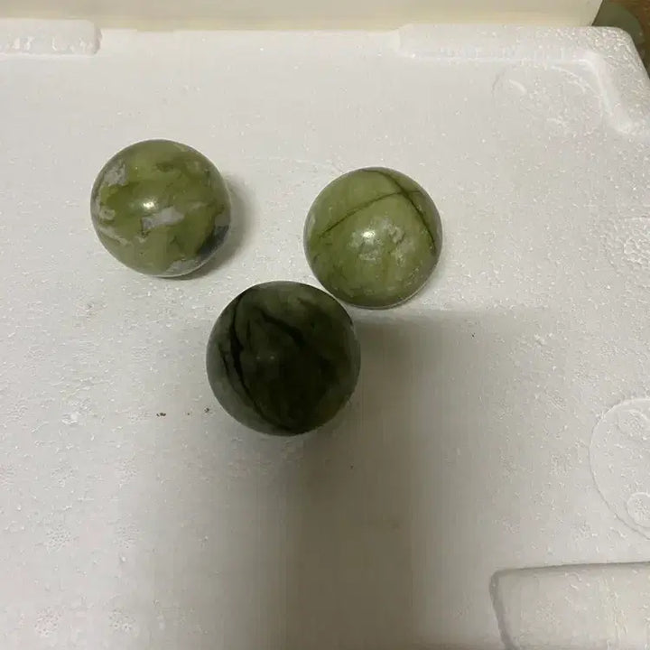 [BUNJANG] Unique Jade Stone Set (3 pcs) / 문양자체가 너무 신기한 옥돌 3개     /요316