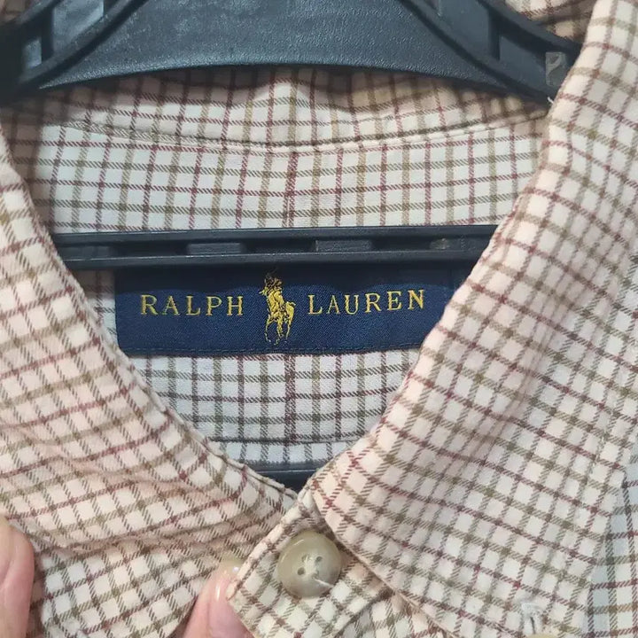 [BUNJANG] Polo Ralph Lauren Checkered Long Sleeve Shirt / 폴로 랄프로렌 체크 긴팔 셔츠