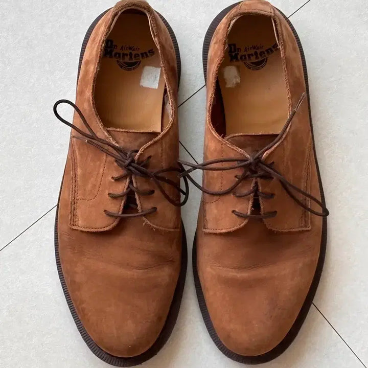 [BUNJANG] Dr. Martens Octavius Brown Nubuck Derby Shoes / 닥터마틴 옥타비우스 브라운 누벅 더비슈즈 280