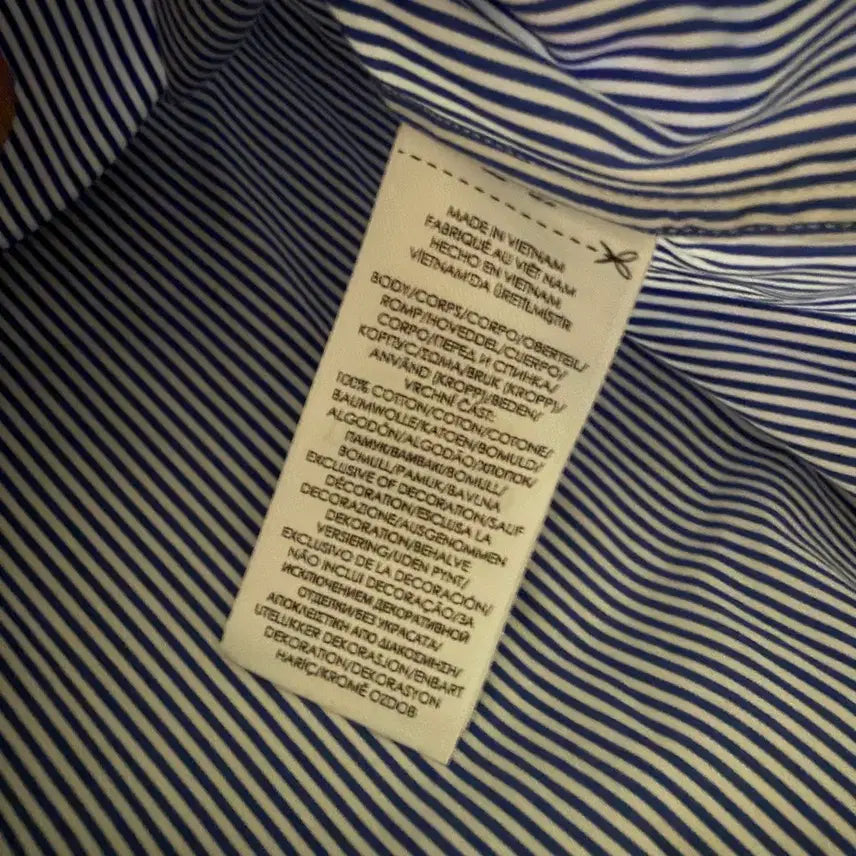 [BUNJANG] Ralph Lauren Blue Stripe Shirt / 랄프로렌 블루 스트라이프 셔츠