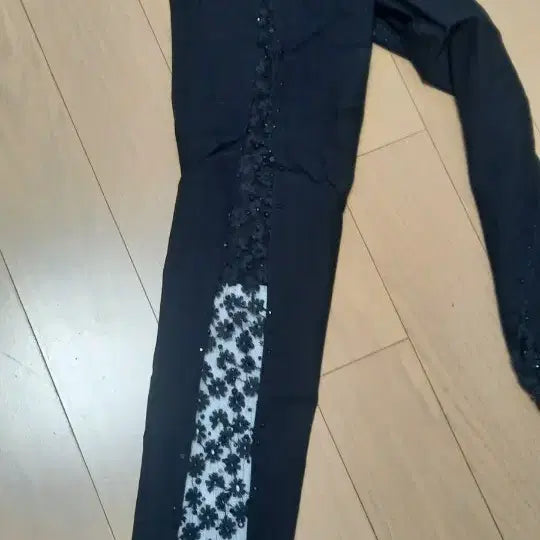 [BUNJANG] Black Lace Leggings / 블랙레이스 레깅스~~28