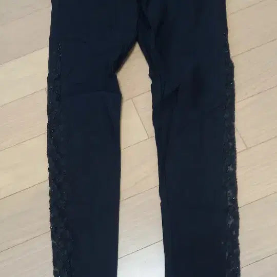 [BUNJANG] Black Lace Leggings / 블랙레이스 레깅스~~28