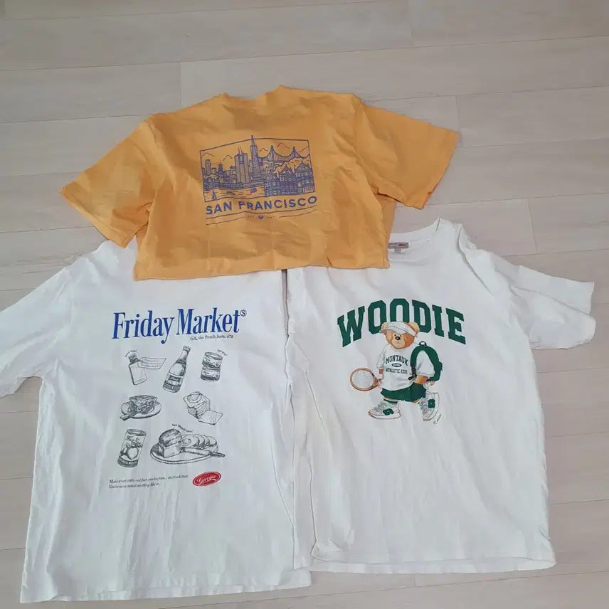 [BUNJANG] 3-Pack XL Cotton T-Shirts / XL면티3P