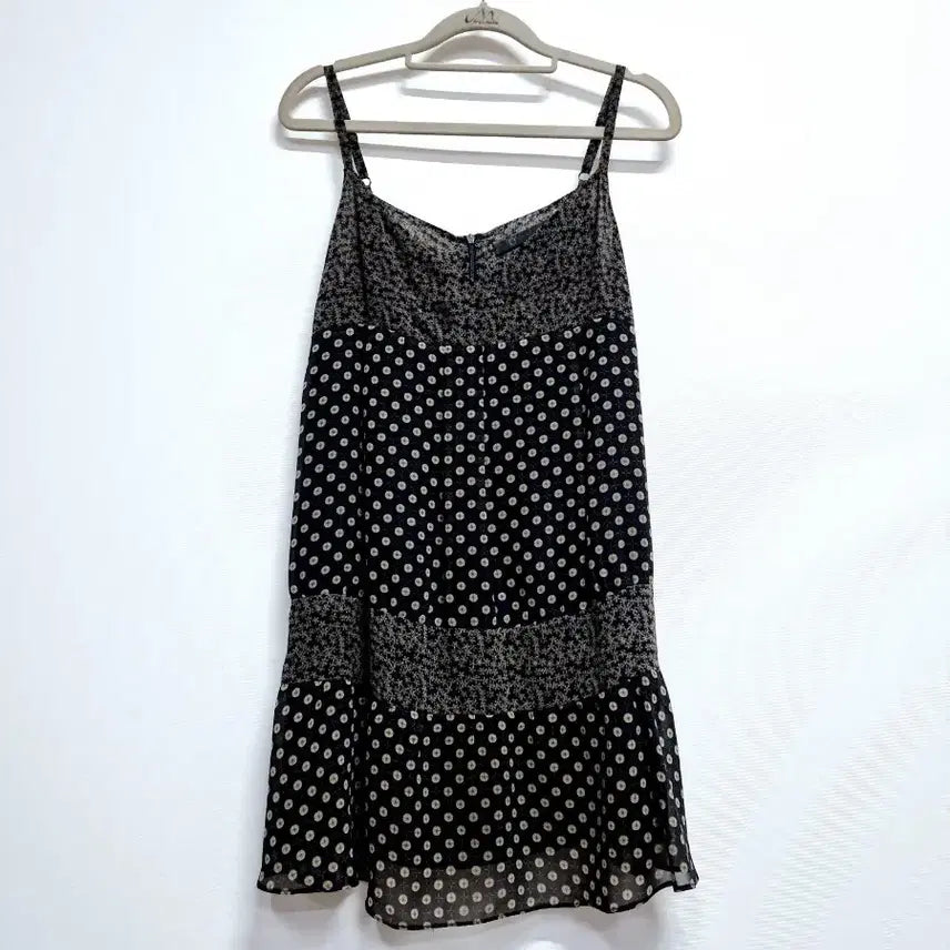 [BUNJANG] DEMOO Dot Pattern Spaghetti Strap Mini Dress / 데무 도트 패턴  끈나시 원피스