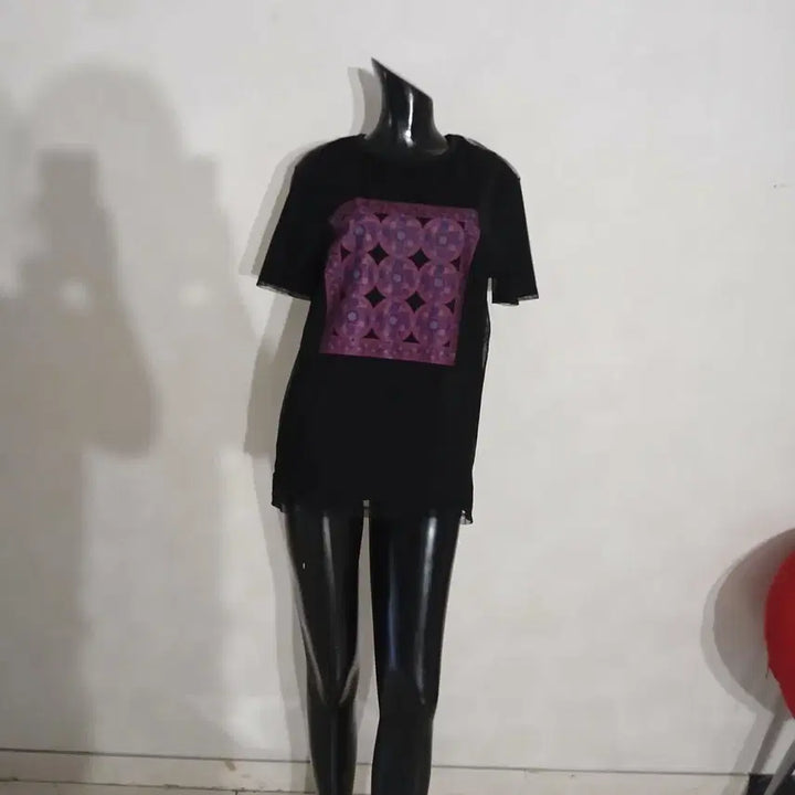 [BUNJANG] Anna Sui Double Mesh T-Shirt Black / 020 안나수이 이중 망사 티