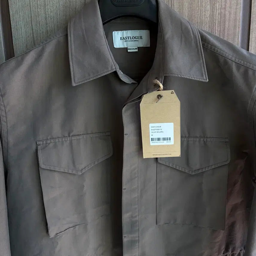 [BUNJANG] Eastlog Shirt Jacket Olive (M) / 새상품(M)이스트로그 셔츠 자켓 올리브