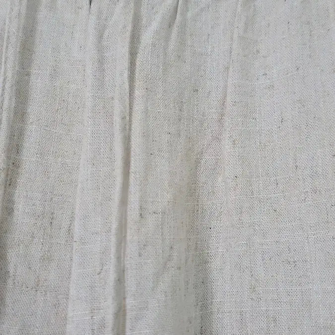 [BUNJANG] Linen Blend Wide Banding Pants Oatmeal / 린넨 와이드 밴딩 팬츠 오트밀 구77