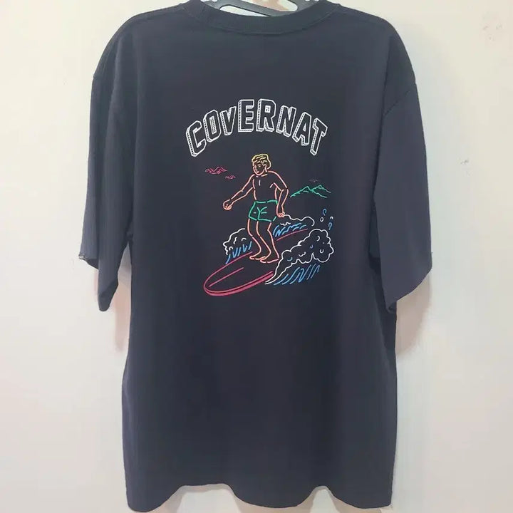 [BUNJANG] Covenat Palm Tree Graphic T-Shirt Black / 커버낫 야자수 반팔 티셔츠 블랙