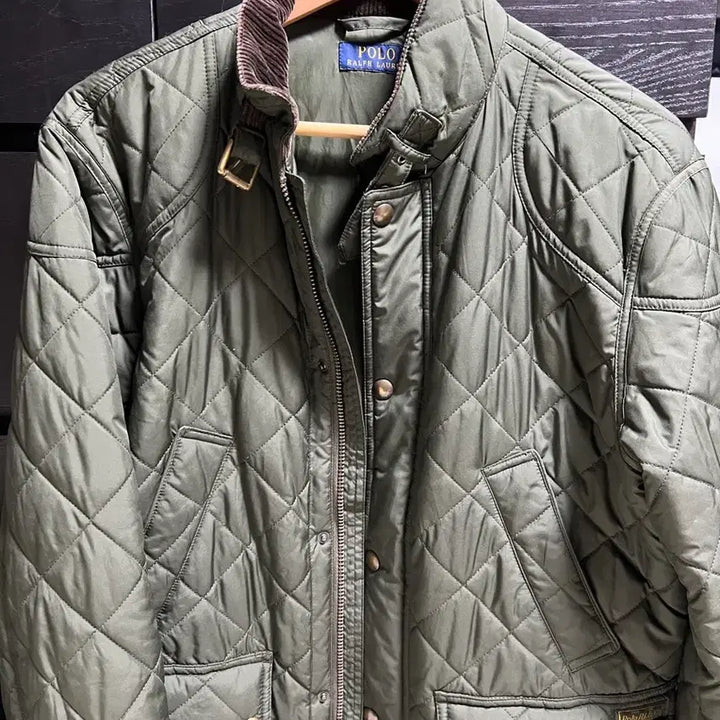 [BUNJANG] Polo Ralph Lauren Khaki Quilting Jacket / 폴로 랄프로렌 퀼팅 자켓 카키색상 상태 A+