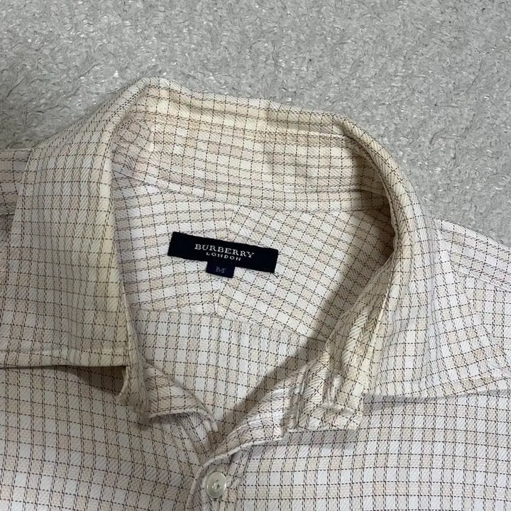 [BUNJANG] Burberry London Check Long Sleeve Shirt M / 버버리 런던 체크 긴팔 셔츠 m