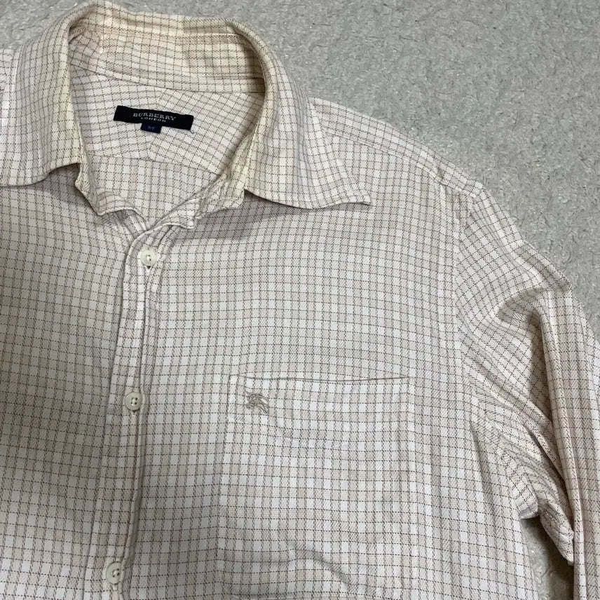 [BUNJANG] Burberry London Check Long Sleeve Shirt M / 버버리 런던 체크 긴팔 셔츠 m