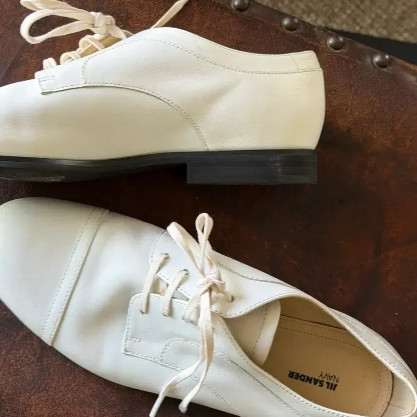 [BUNJANG] Jil Sander White Leather Loafers / 질샌더 화이트 레더 로퍼