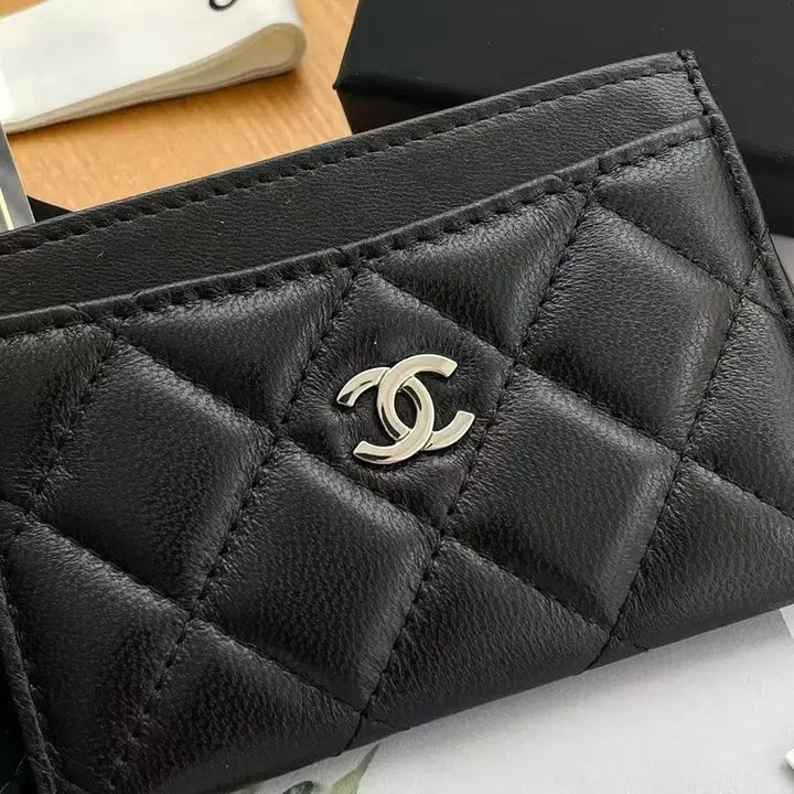 [BUNJANG] Chanel Classic Card Holder Black Lambskin / 샤넬 카드지갑