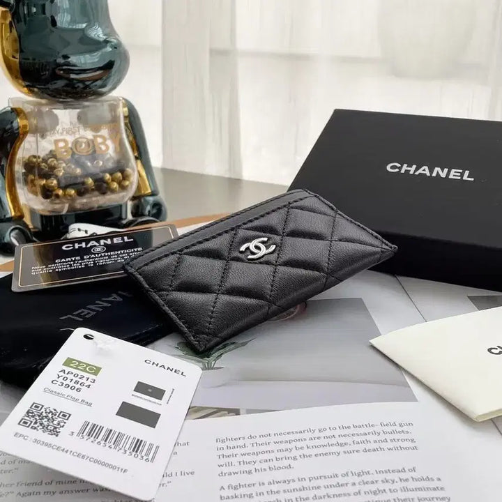 [BUNJANG] Chanel Classic Card Holder Black Lambskin / 샤넬 카드지갑