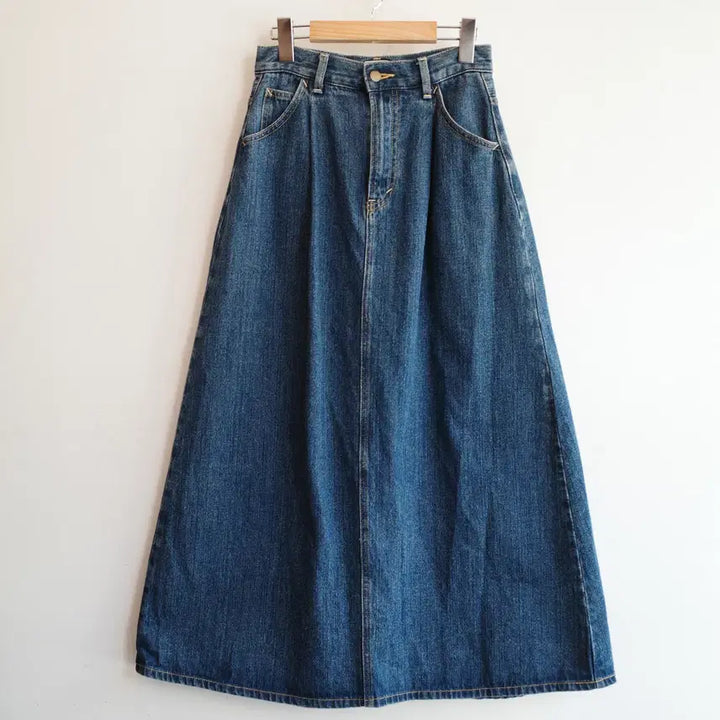 [BUNJANG] LEE Denim Long Skirt (26-inch) / LEE 리 데님 롱스커트 (26인치)