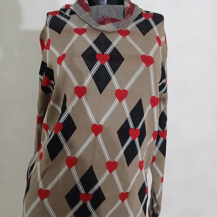 [BUNJANG] MSGM Pattern Loose Turtle Knit / 023 MSGM 패턴 루즈 터들 니트