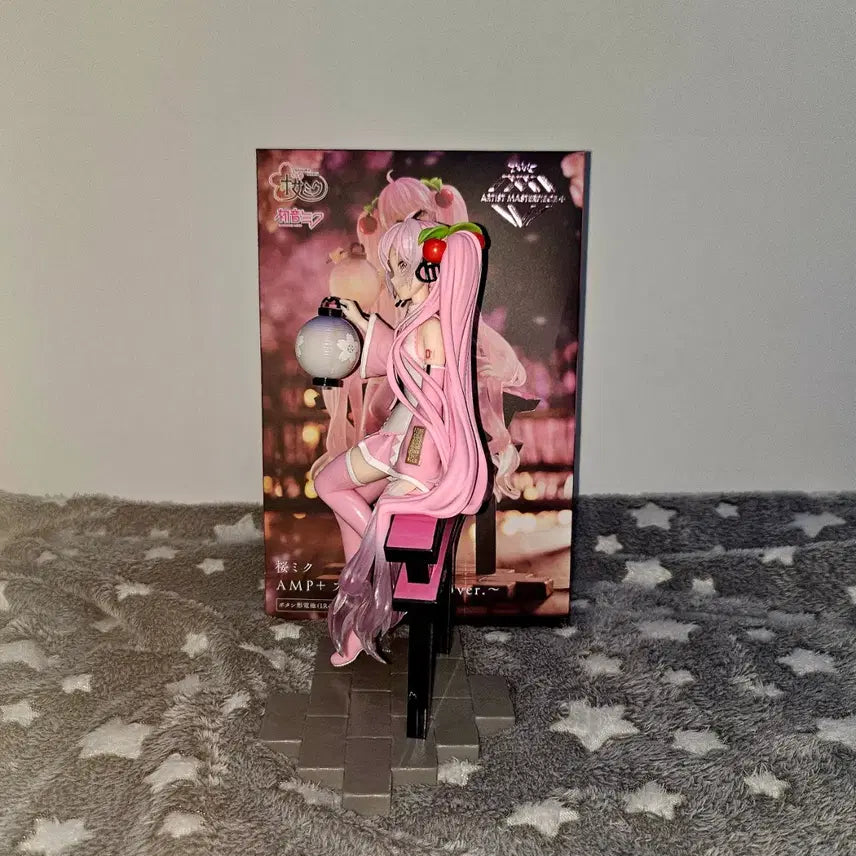 [BUNJANG] Taito Sakura Miku Lantern Figure with Taobao Acrylic Base / (박스0+아크릴발판) 사쿠라 미쿠 amp 연등 피규어 + 타오바오 발판