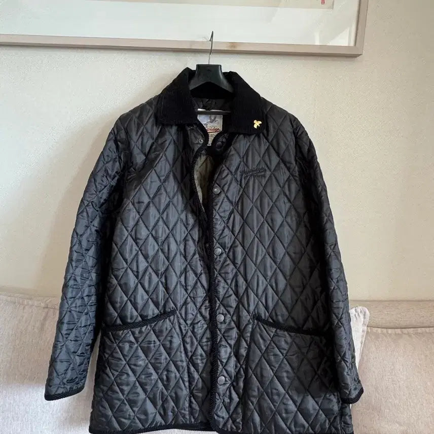 [BUNJANG] John Partridge Quilted Jacket Black / 존파트리지 퀼팅 자켓M