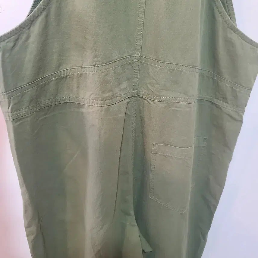 [BUNJANG] Rassong Khaki Overalls / 라쏭 카키색 멜빵 바지