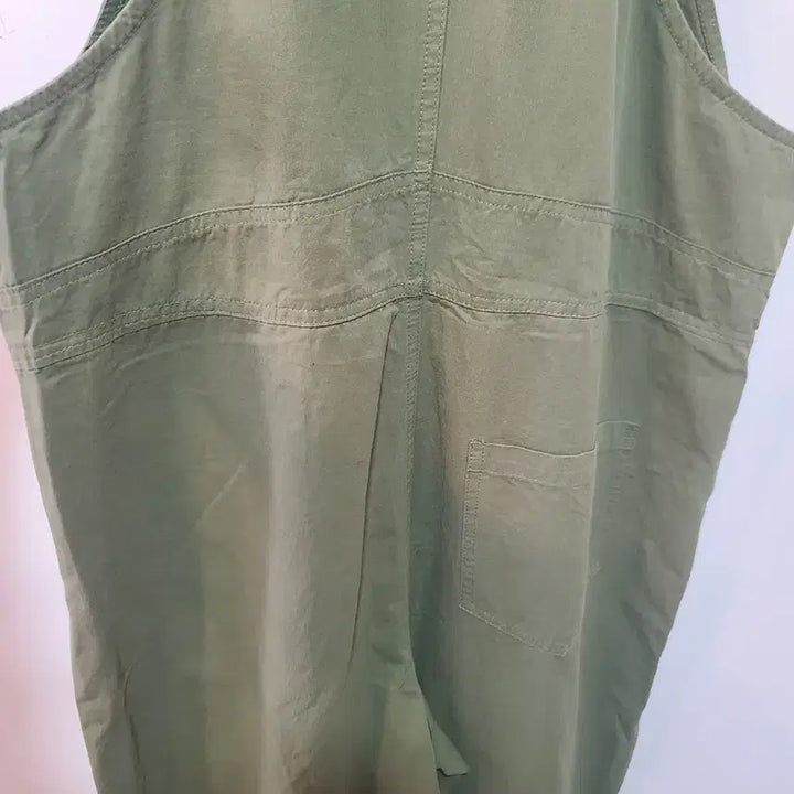 [BUNJANG] Rassong Khaki Overalls / 라쏭 카키색 멜빵 바지