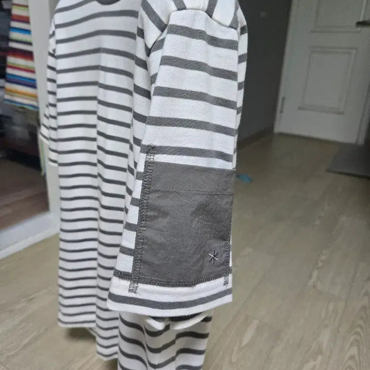 [BUNJANG] Snow Peak Striped Short-Sleeve T-Shirt / 스노우피크 반팔티 새상품급