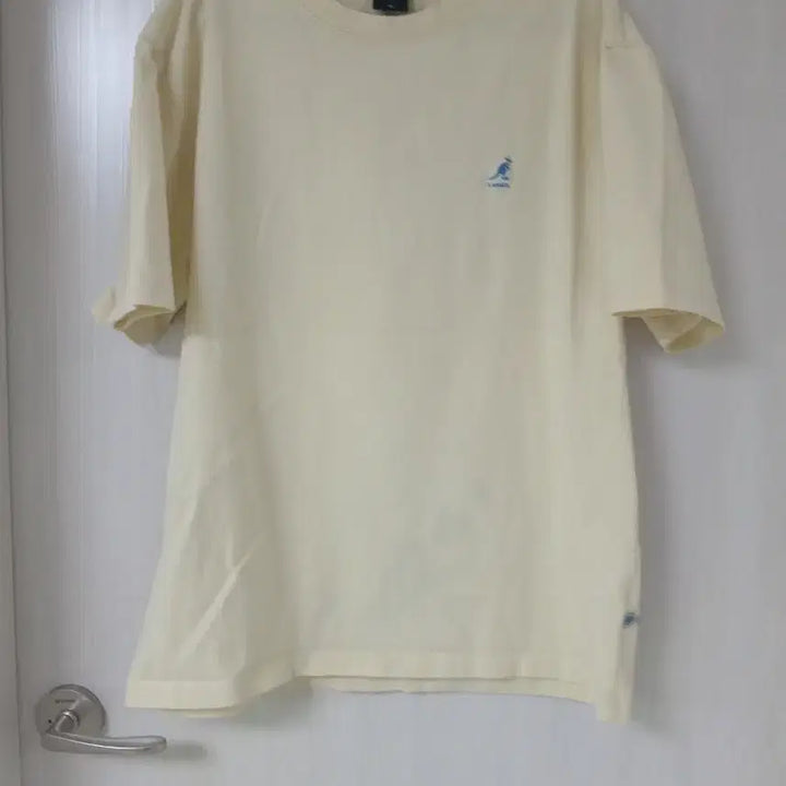 [BUNJANG] Kangol Yellow Short Sleeve T-Shirt / 캉골 엘로우 반팔 티셔츠