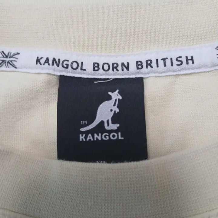 [BUNJANG] Kangol Yellow Short Sleeve T-Shirt / 캉골 엘로우 반팔 티셔츠