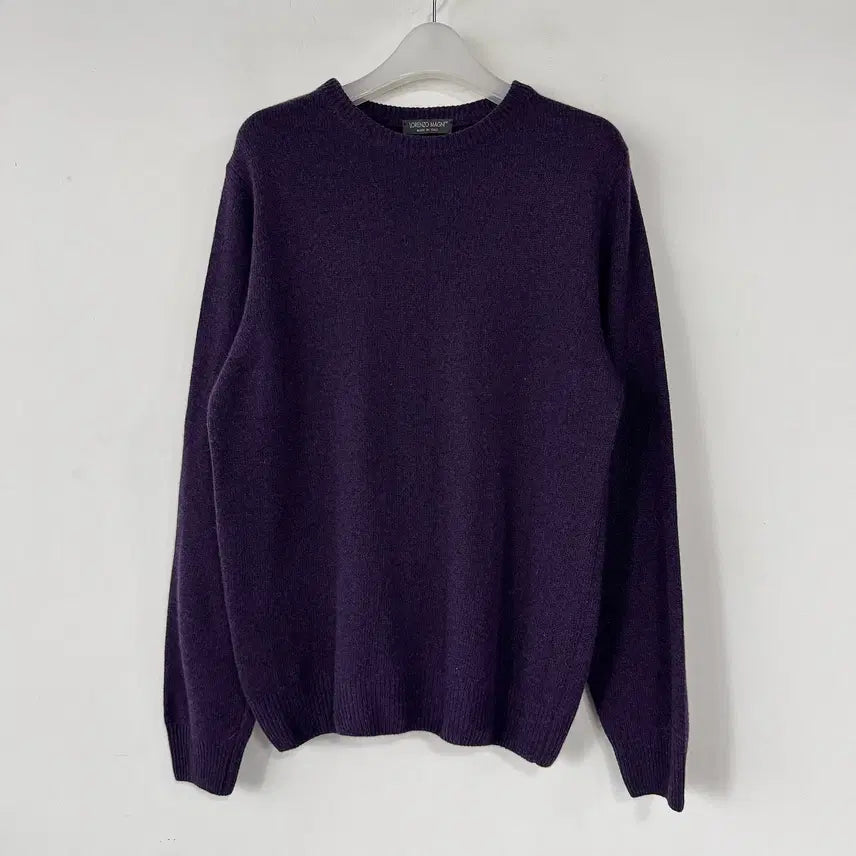 [BUNJANG] Lorenzo Magni Italian Round Neck Knit / 이태리 LORENZO MAGNI 라운드넥 니트