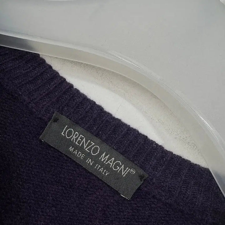 [BUNJANG] Lorenzo Magni Italian Round Neck Knit / 이태리 LORENZO MAGNI 라운드넥 니트